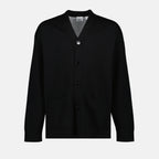 Maille Cardigan oversize Burberry Noir Homme