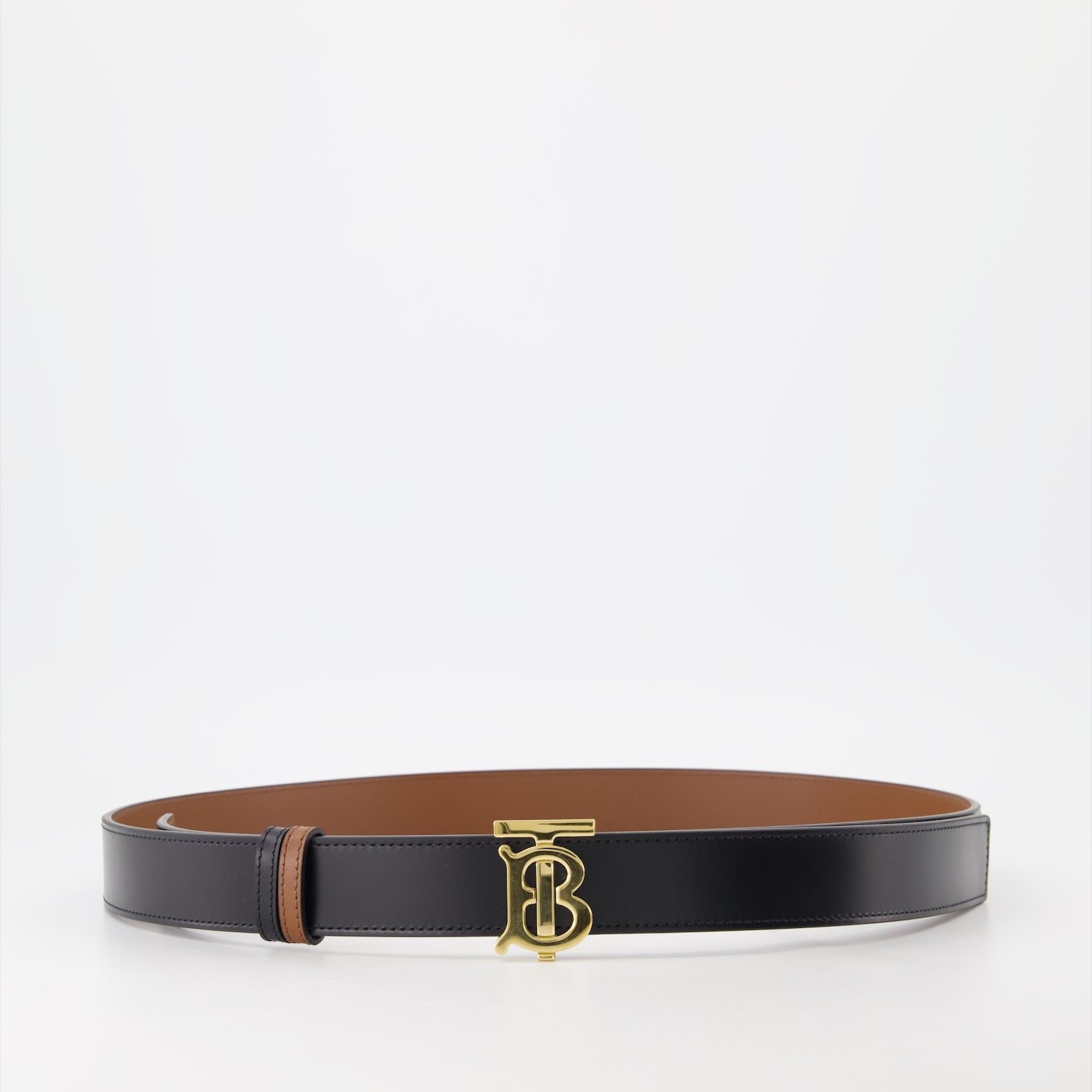 Cintos Ceinture TB réversible Burberry Preto Femme