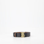 Cintos Ceinture TB réversible Burberry Preto Femme