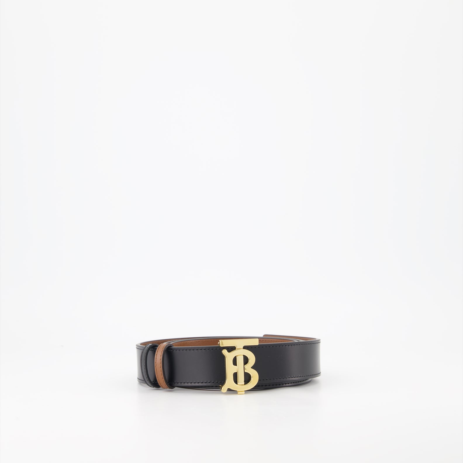 Cintos Ceinture TB réversible Burberry Preto Femme