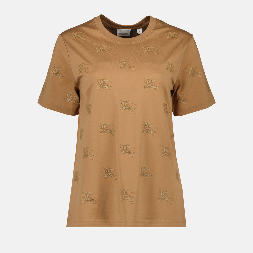 T-Shirts T-shirt Cavalier Burberry Braun Femme