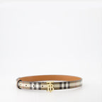 Cintos Ceinture à carreaux Burberry Bege Femme