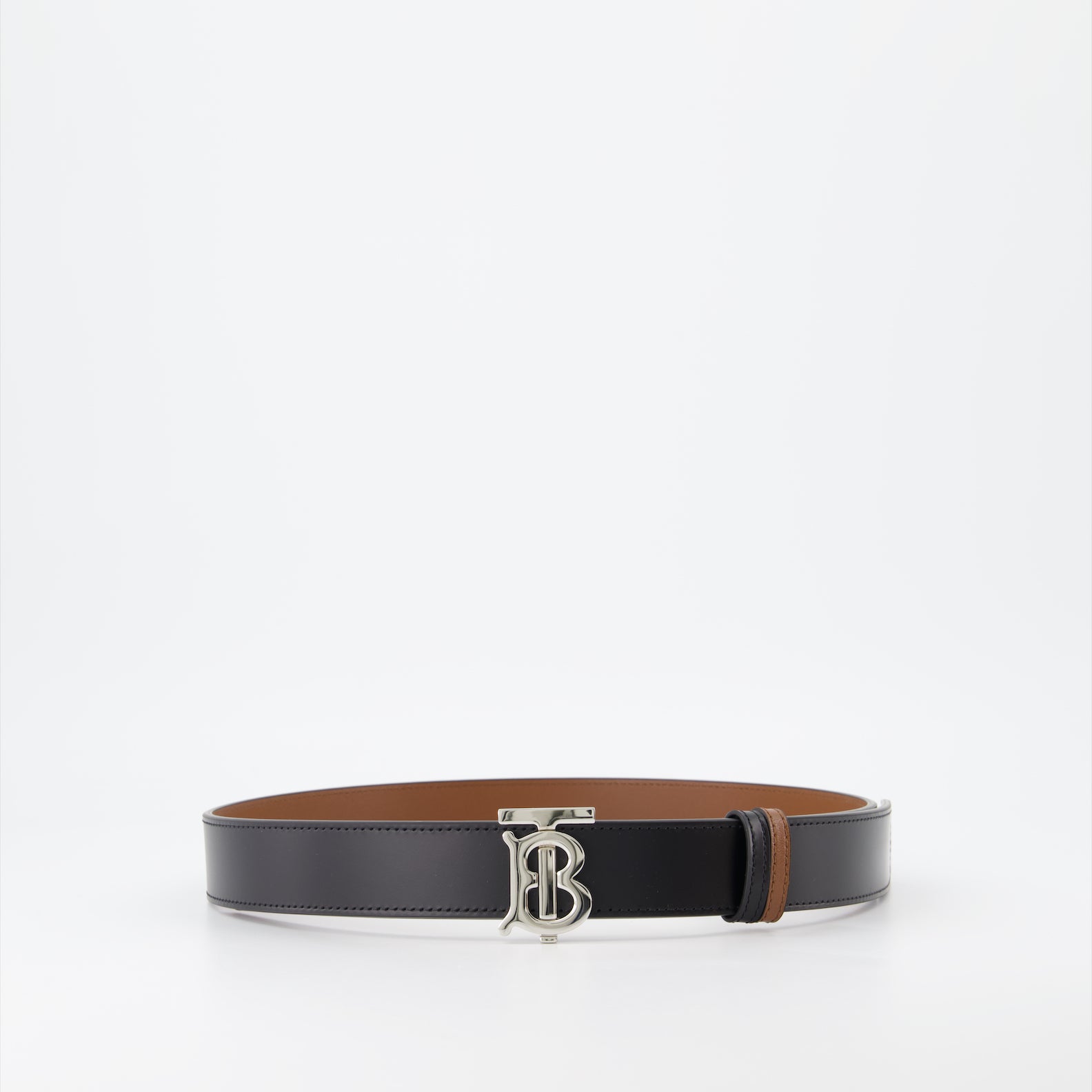Cintos Ceinture TB réversible Burberry Preto Femme