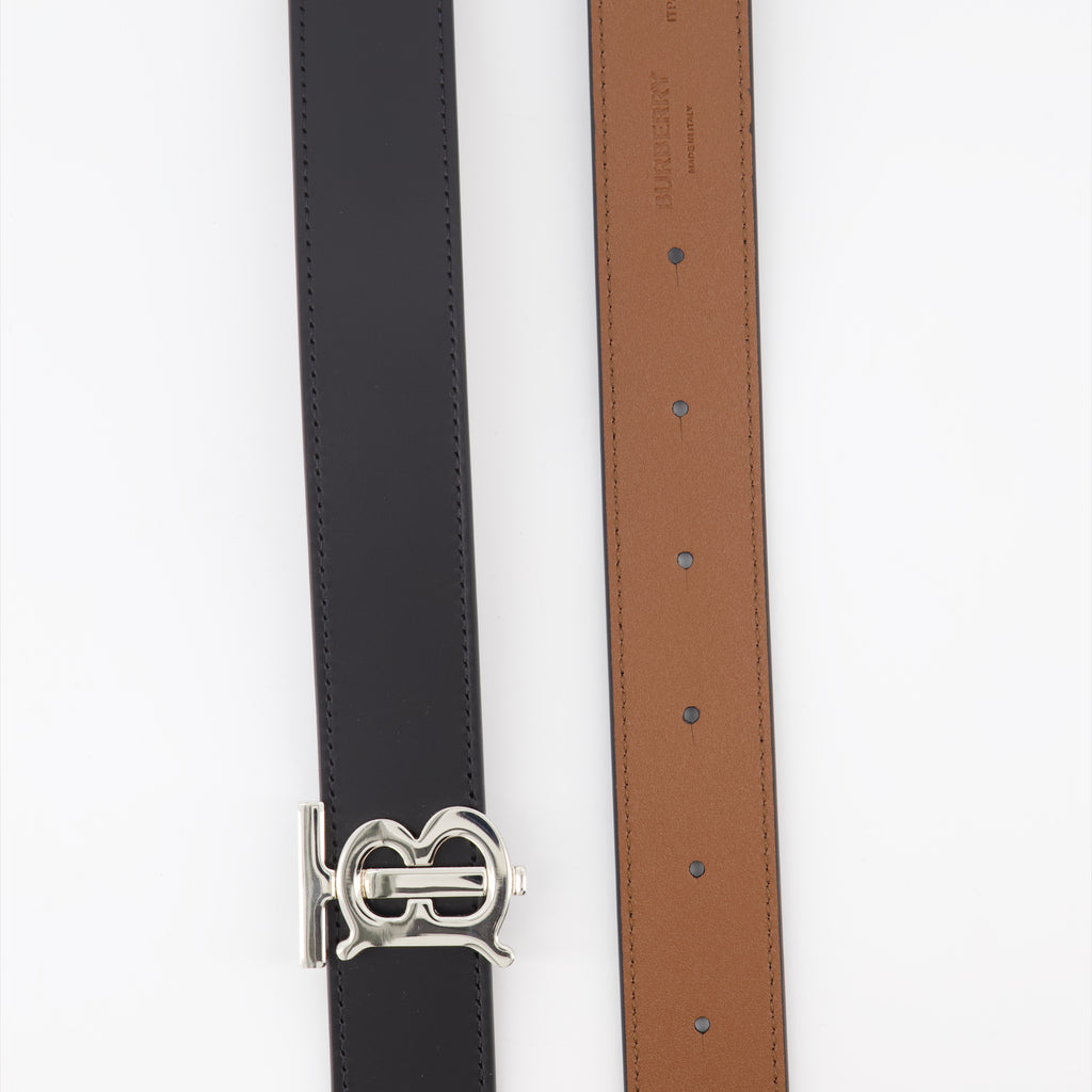 Cintos Ceinture TB réversible Burberry Preto Femme