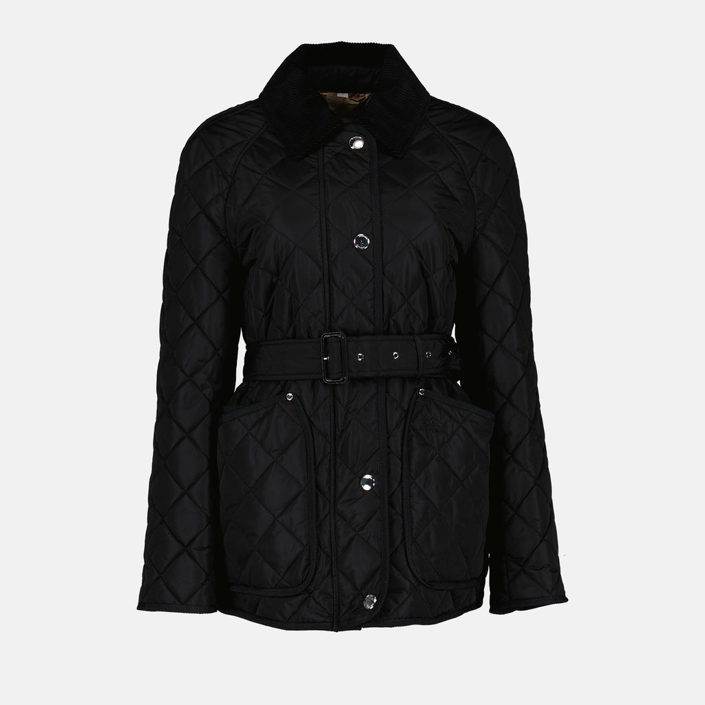 Vestes Veste matelassée en nylon Burberry Noir Femme