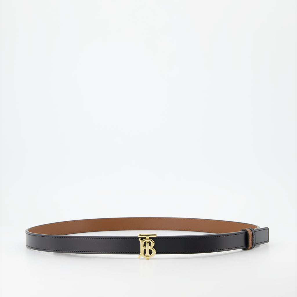 Cintos Ceinture TB réversible Burberry Preto Femme