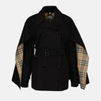 Manteaux Veste trench Burberry Noir Femme