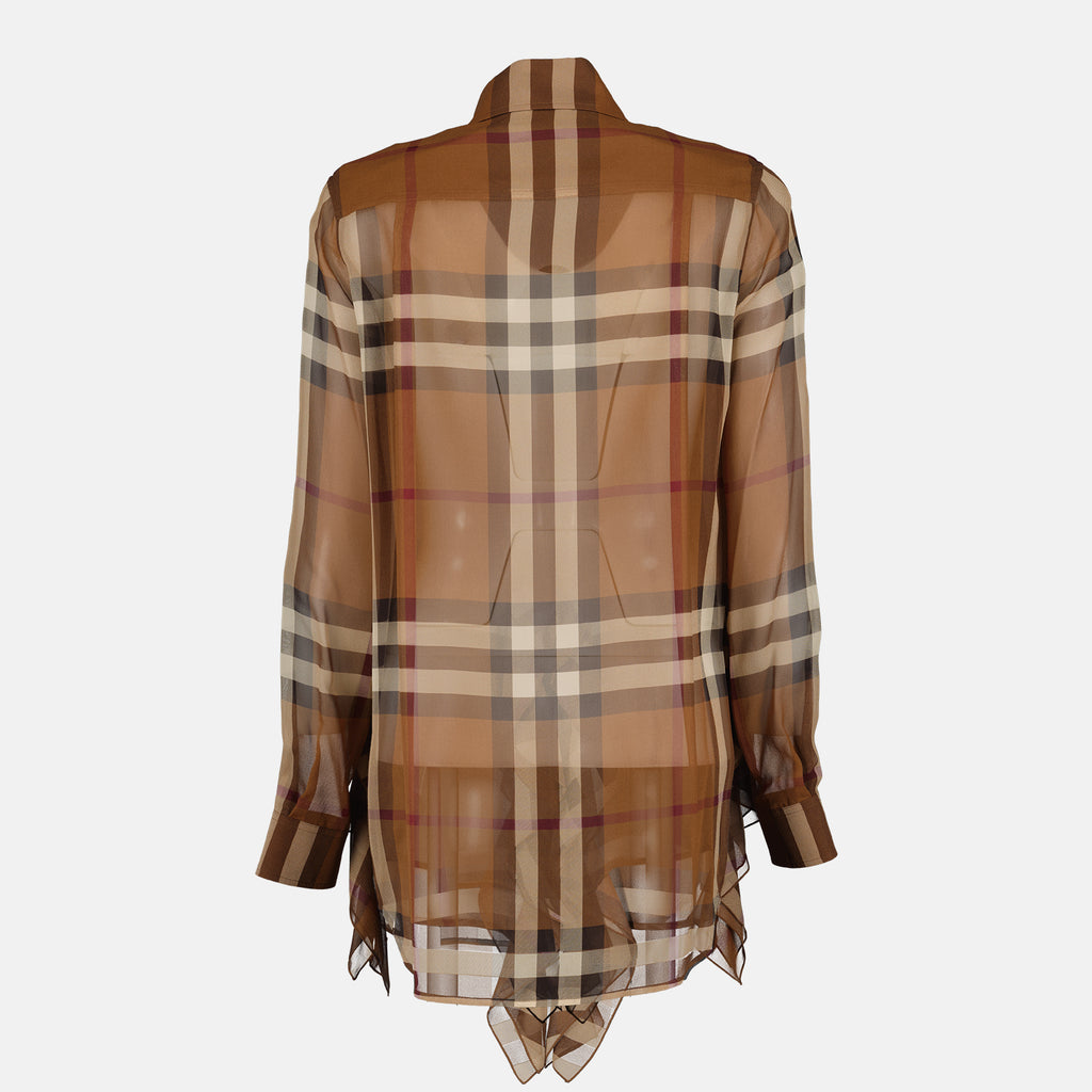 Camisas Chemise à carreaux Burberry Marrón Femme