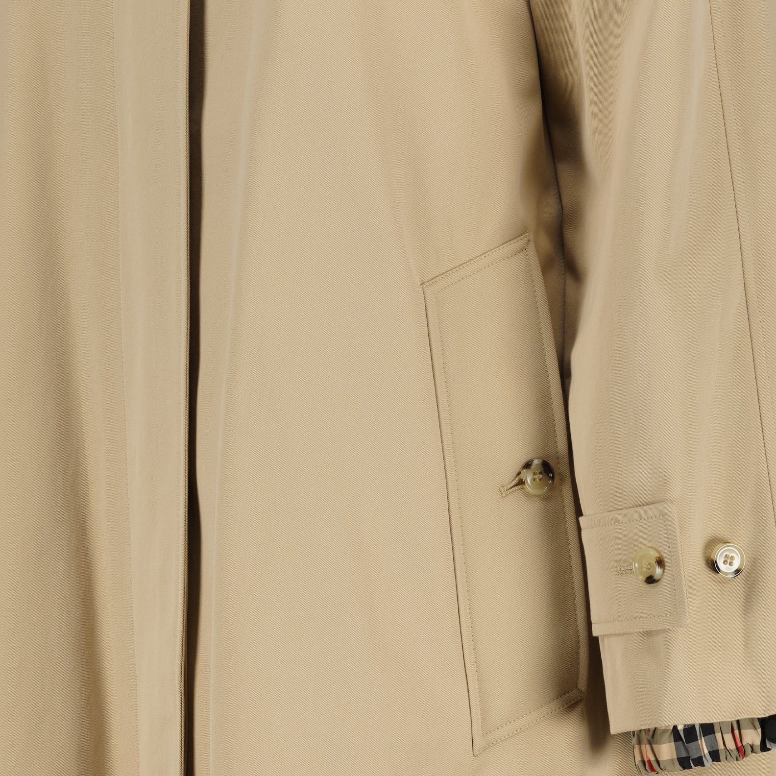 Coats Gabardine parka Burberry Beige Women