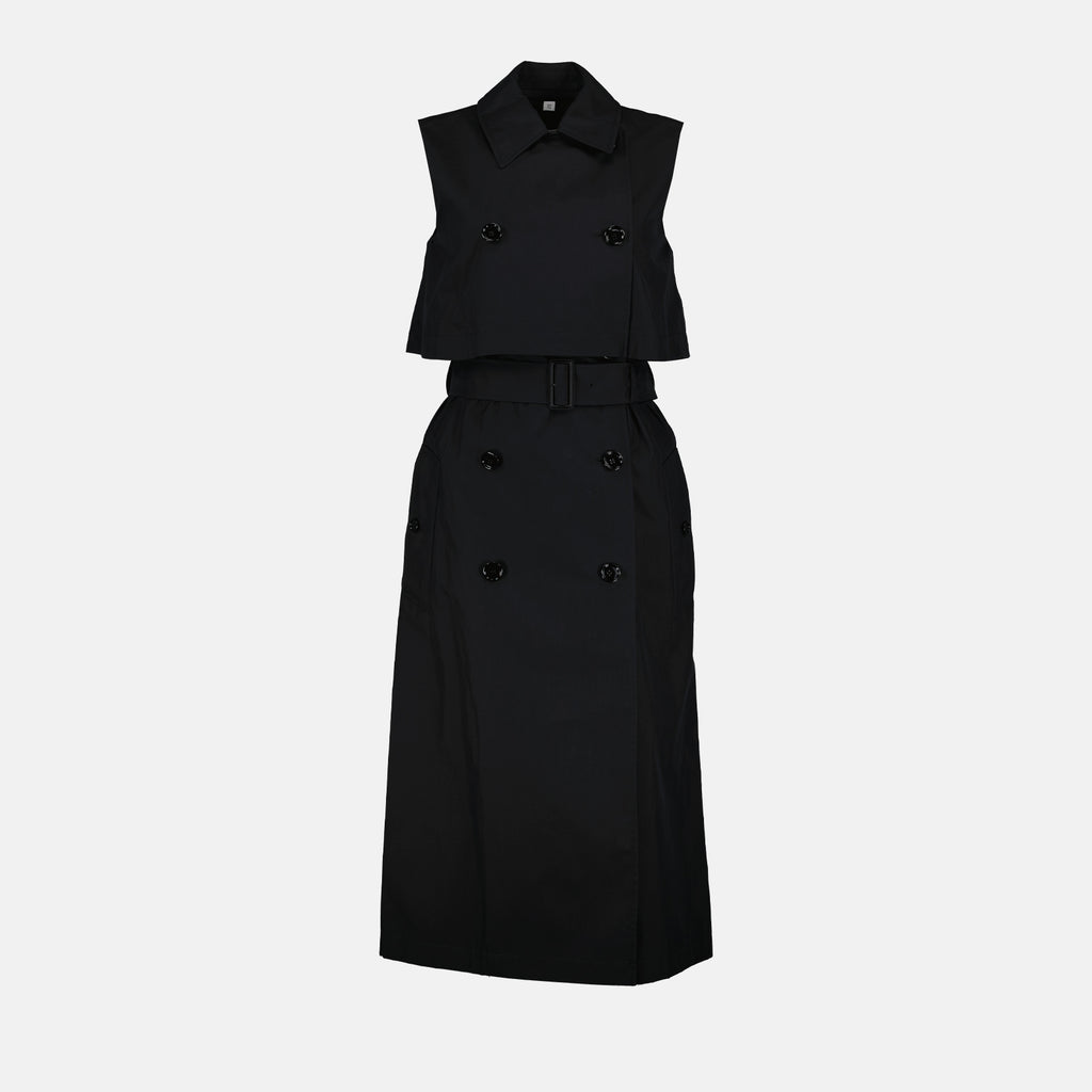 Vestidos Robe trench-coat Burberry Negro Femme