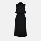 Vestidos Robe trench-coat Burberry Negro Femme