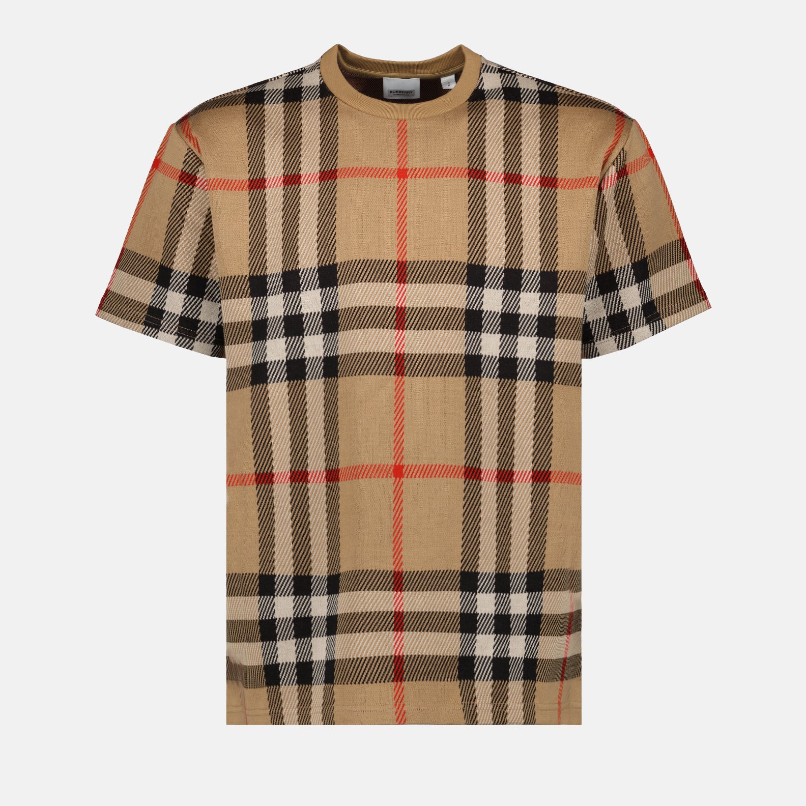 T-shirt à carreaux