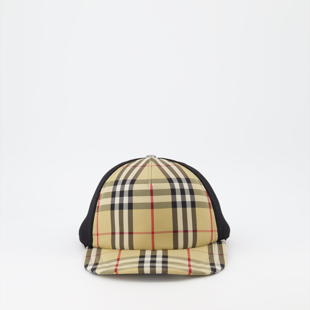 Chapeaux, casquettes et bonnets Casquette Check Burberry Beige Unisexe
