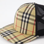 Chapeaux, casquettes et bonnets Casquette Check Burberry Beige Unisexe