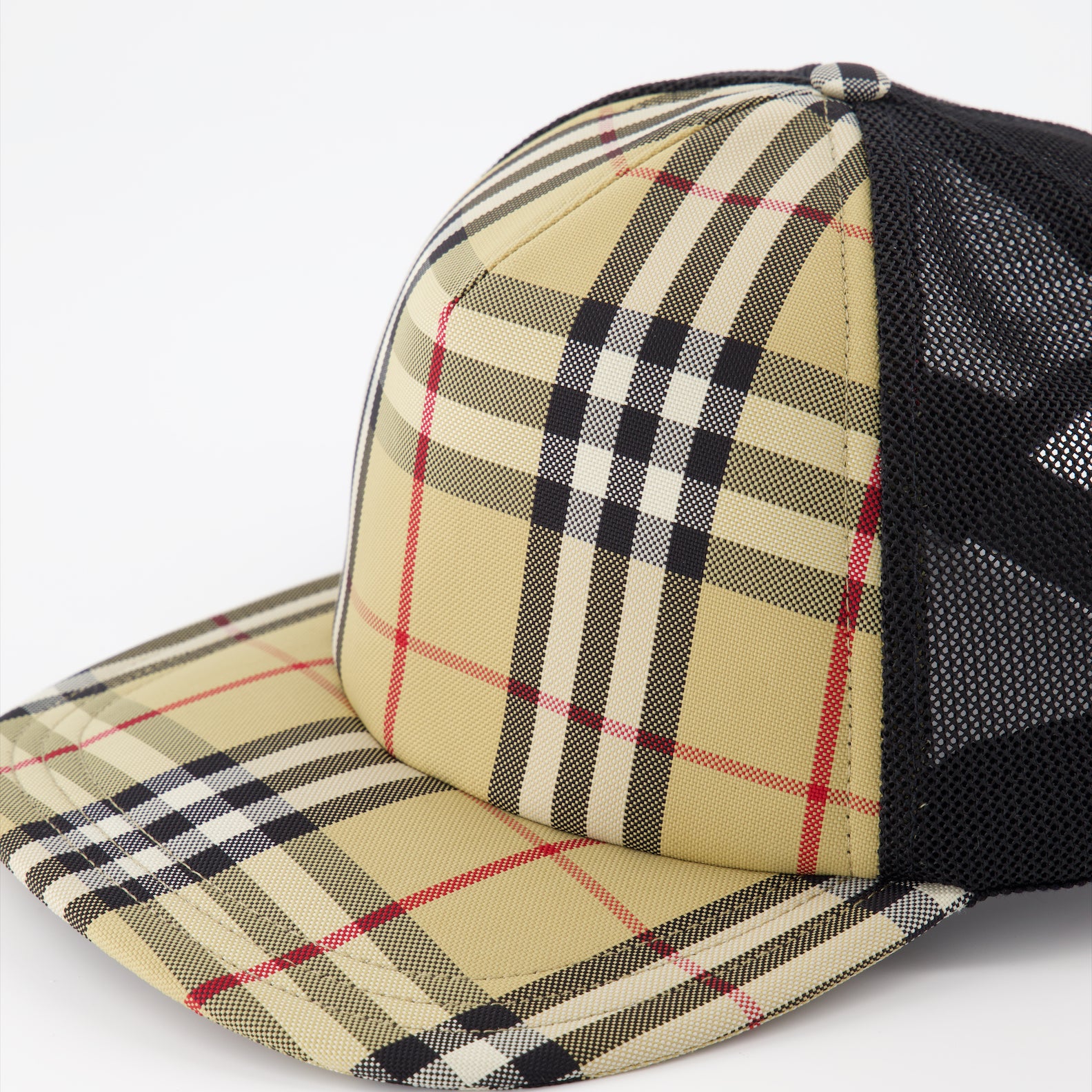 Chapéus, bonés e gorros Casquette Check Burberry Bege Unissex