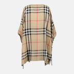 Vestes Cape à carreaux Burberry Beige Femme