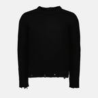 니트웨어 Pull en maille destroy Saint Laurent 검은색 Homme