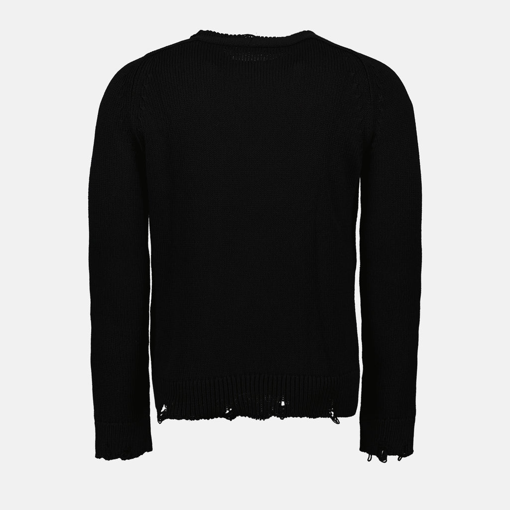 니트웨어 Pull en maille destroy Saint Laurent 검은색 Homme