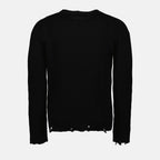 니트웨어 Pull en maille destroy Saint Laurent 검은색 Homme