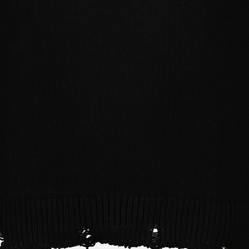 니트웨어 Pull en maille destroy Saint Laurent 검은색 Homme