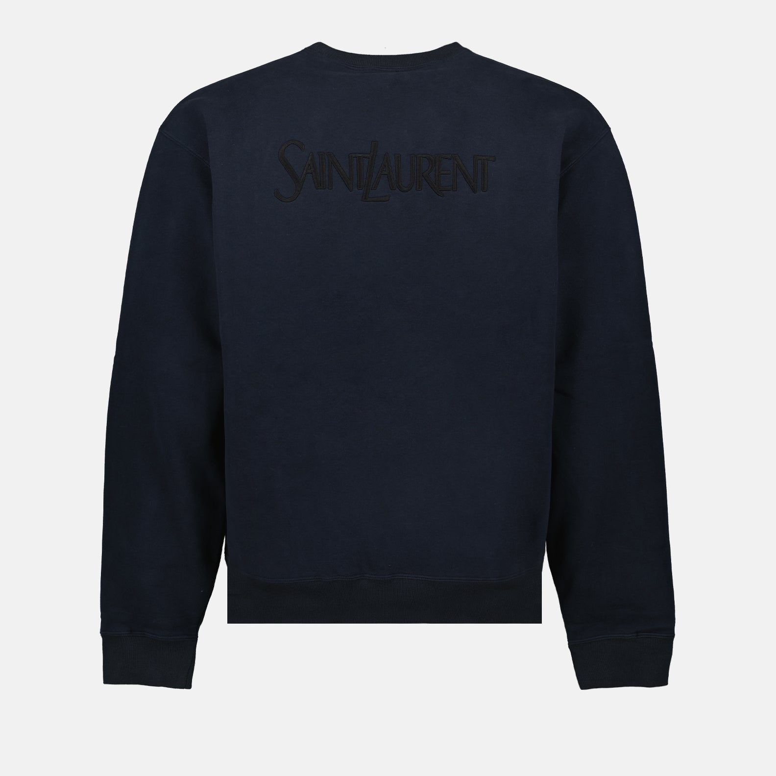 Felpe Felpa con Logo Saint Laurent Blu scuro Homme