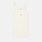 Camisetas Camisola de Alças com Logo Saint Laurent Branco Homme