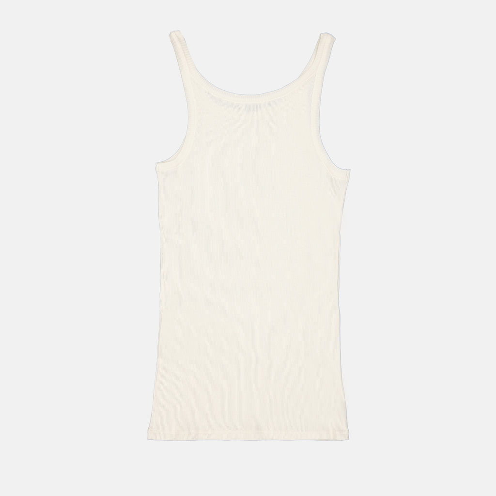 Camisetas Camisola de Alças com Logo Saint Laurent Branco Homme