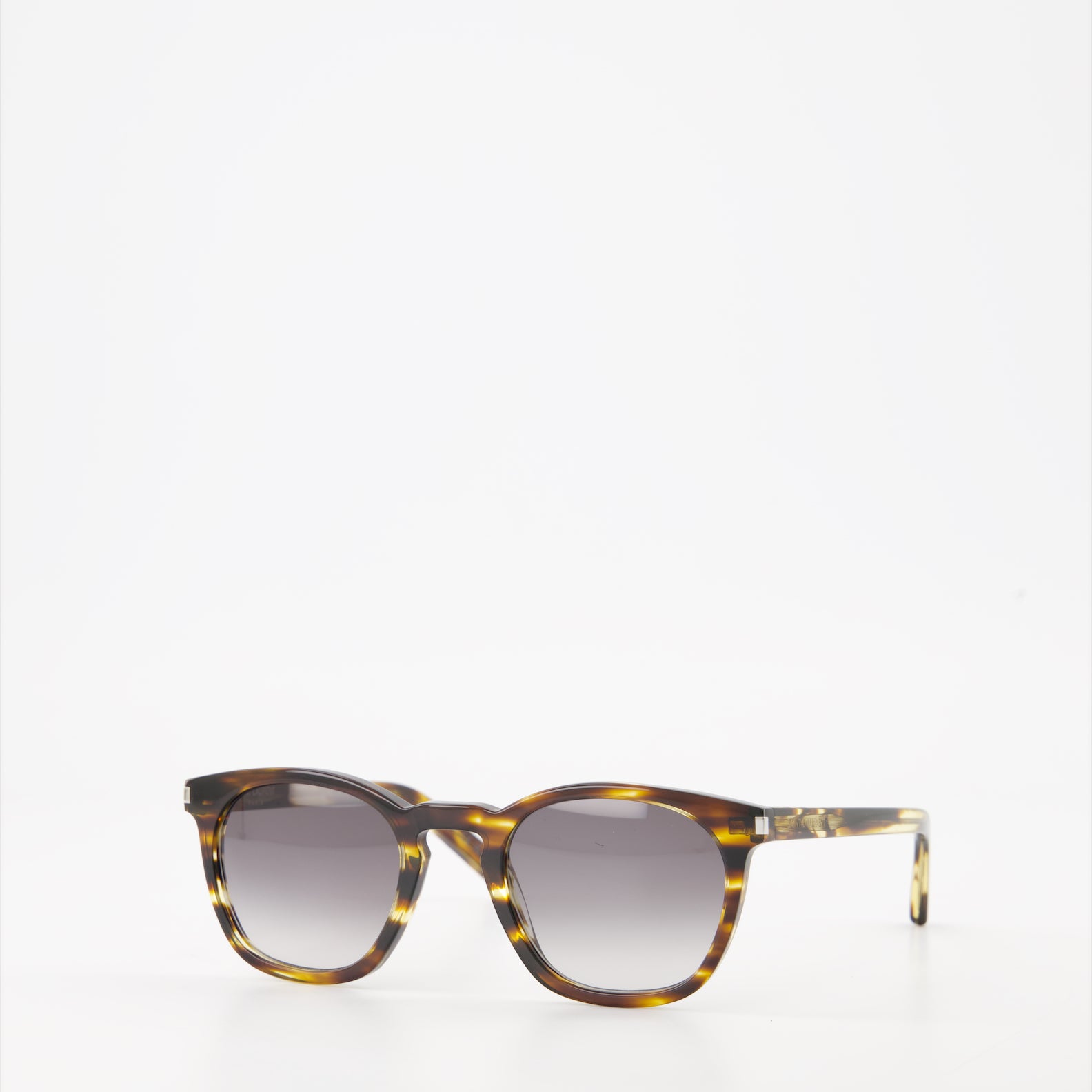 Lunettes Lunettes de soleil écaille de tortue Saint Laurent Marron Unisexe
