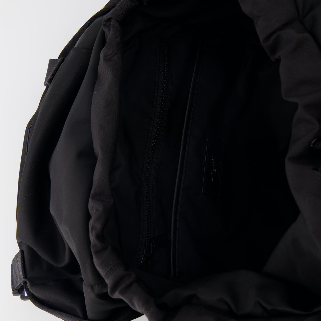 Zaini Sac à dos en éconyl Saint Laurent Nero Homme