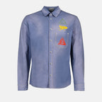 Hemden Chemise AsteroDior Dior Blau Homme