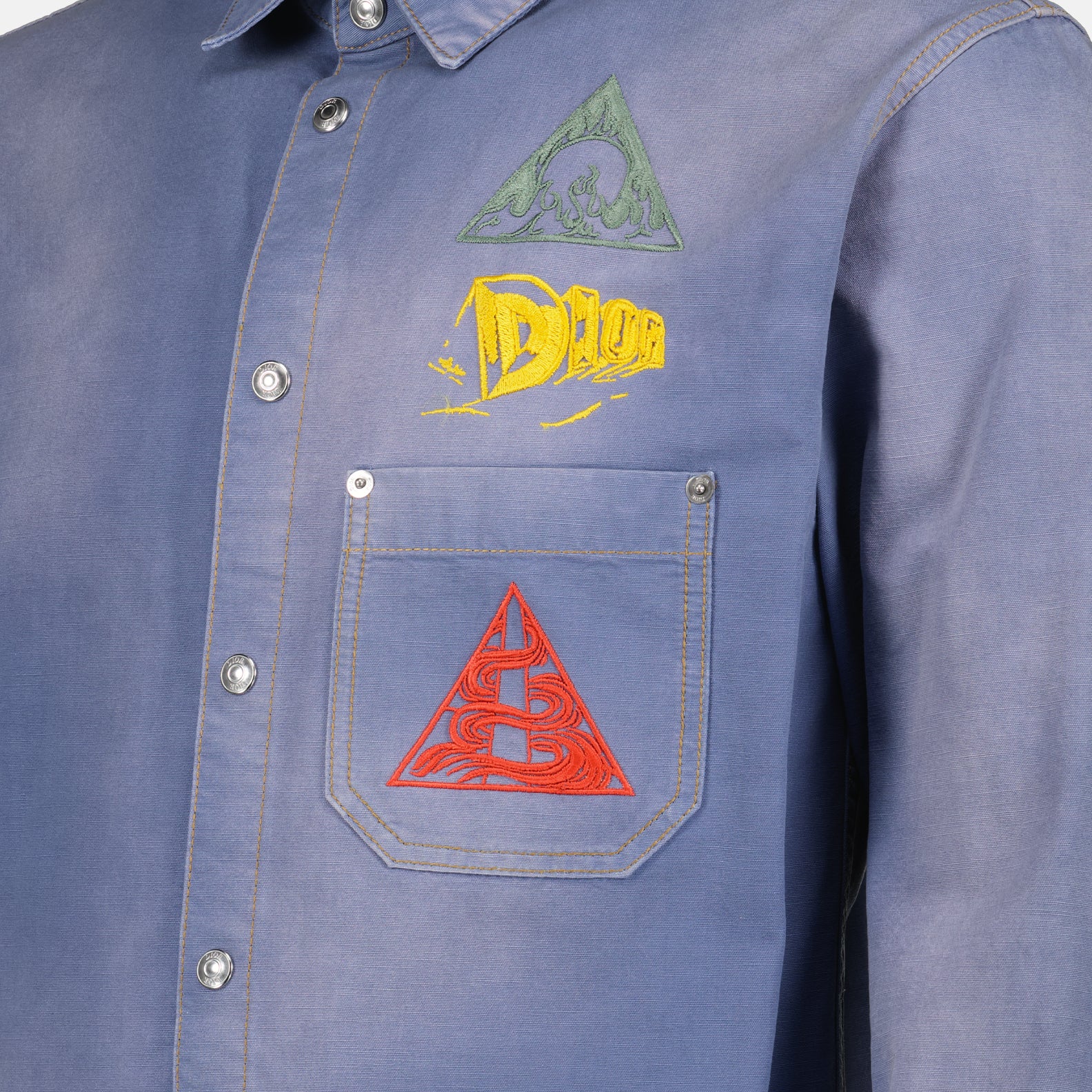 Hemden Chemise AsteroDior Dior Blau Homme