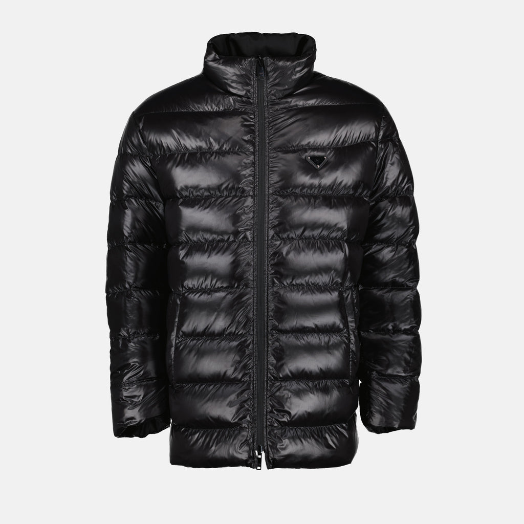 코트 Veste en Re-Nylon réversible Prada 검은색 Homme