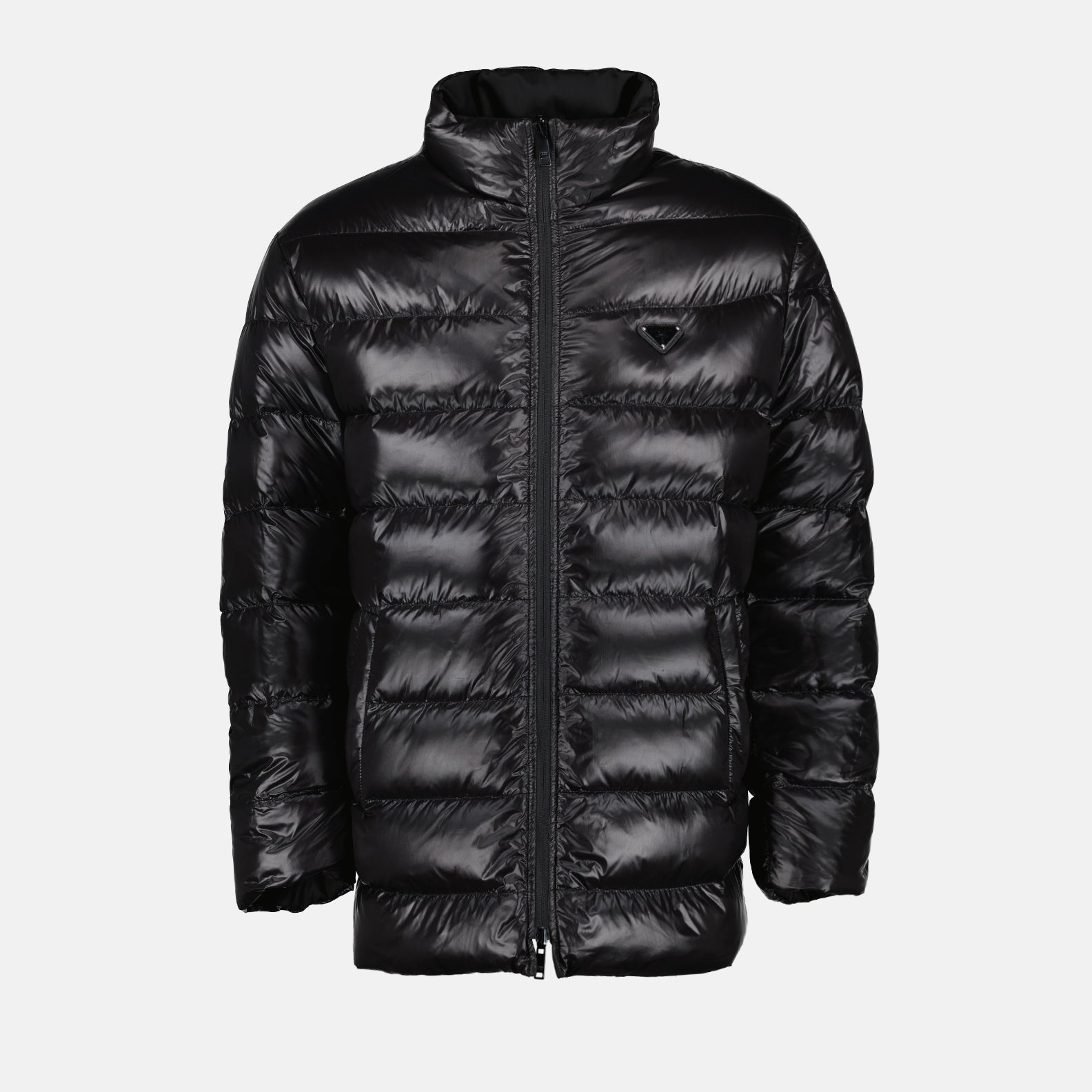 코트 Veste en Re-Nylon réversible Prada 검은색 Homme