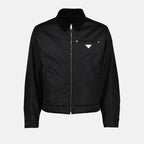 Vestes Veste en Re-Nylon Prada Noir Homme