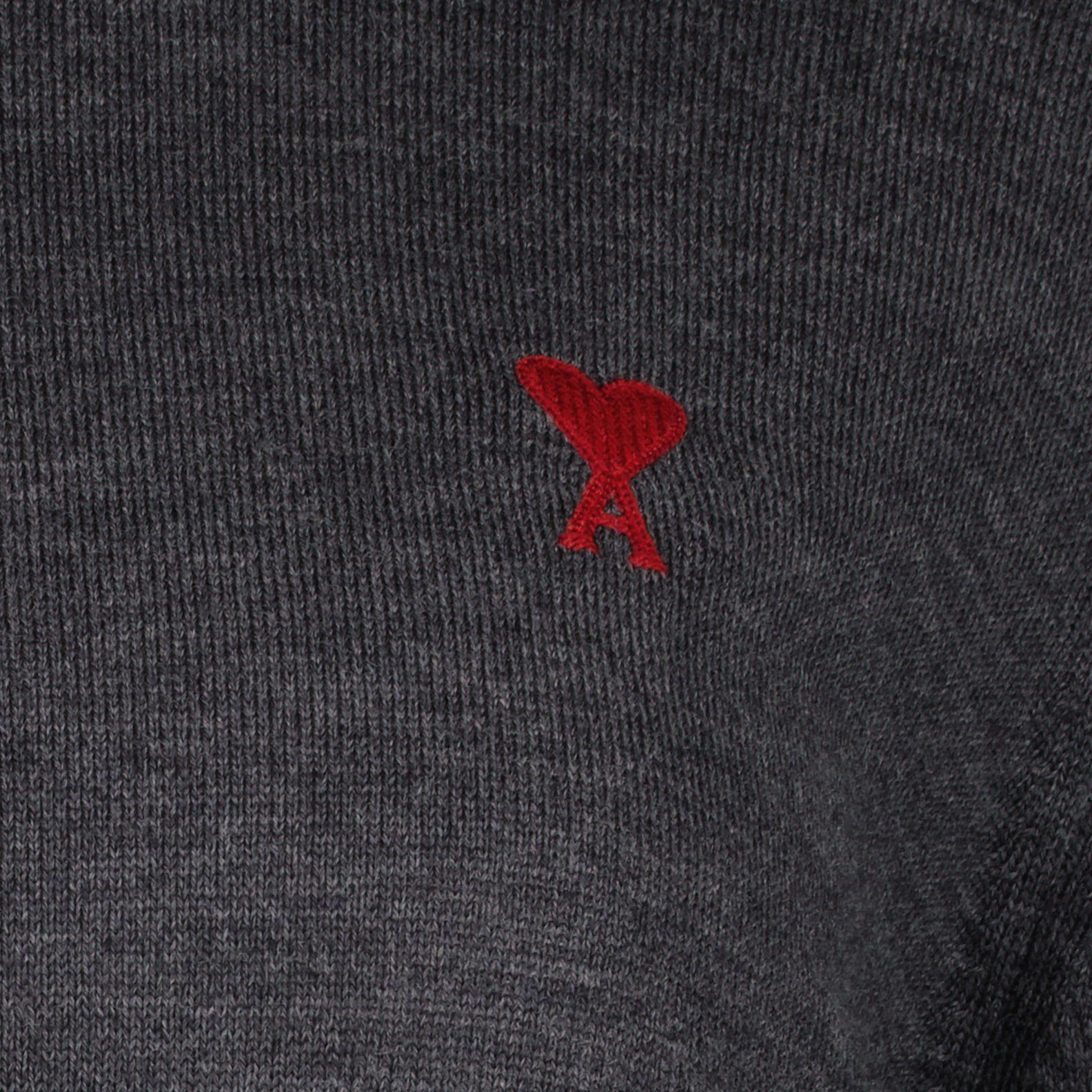 Maille Pull col roulé Ami de Coeur Ami PARIS Gris Femme