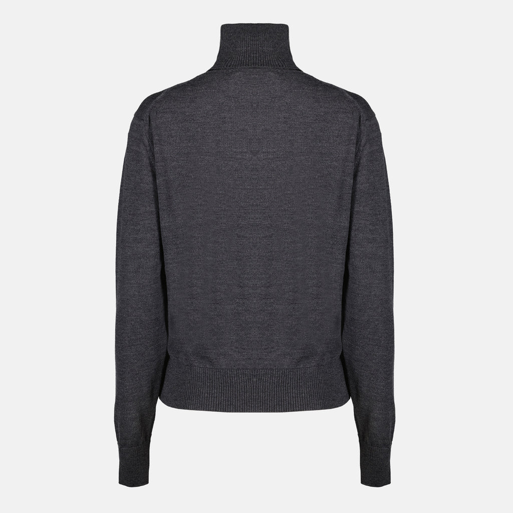 Strickwaren Ami de Coeur Rollkragenpullover Ami PARIS Grau Femme