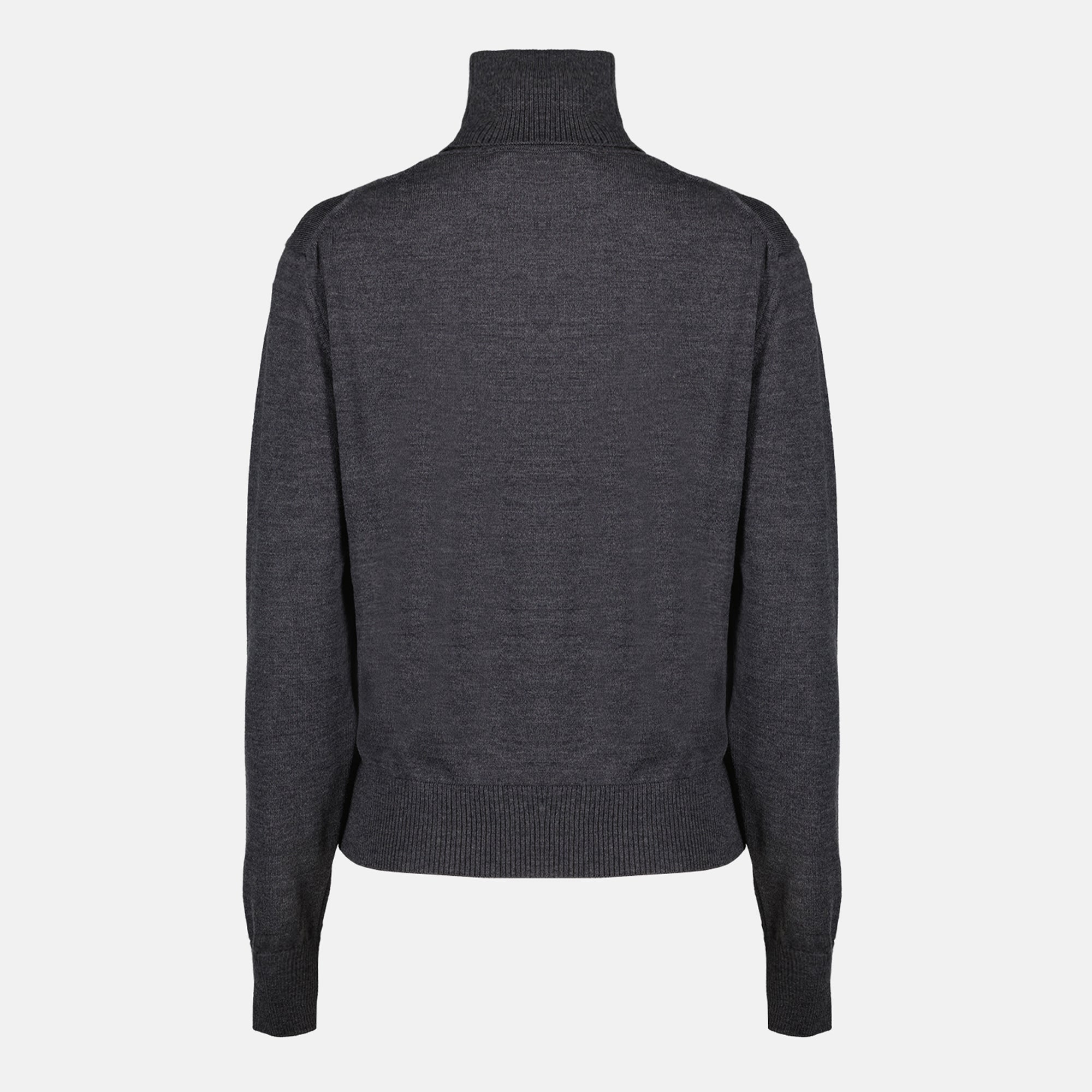 Knitwear Ami de Coeur Turtleneck Sweater Ami PARIS Gray Women