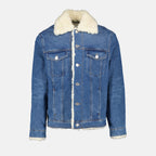 Jacken Veste Trucker en denim Ami PARIS Blau Homme