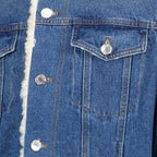 Jacken Veste Trucker en denim Ami PARIS Blau Homme