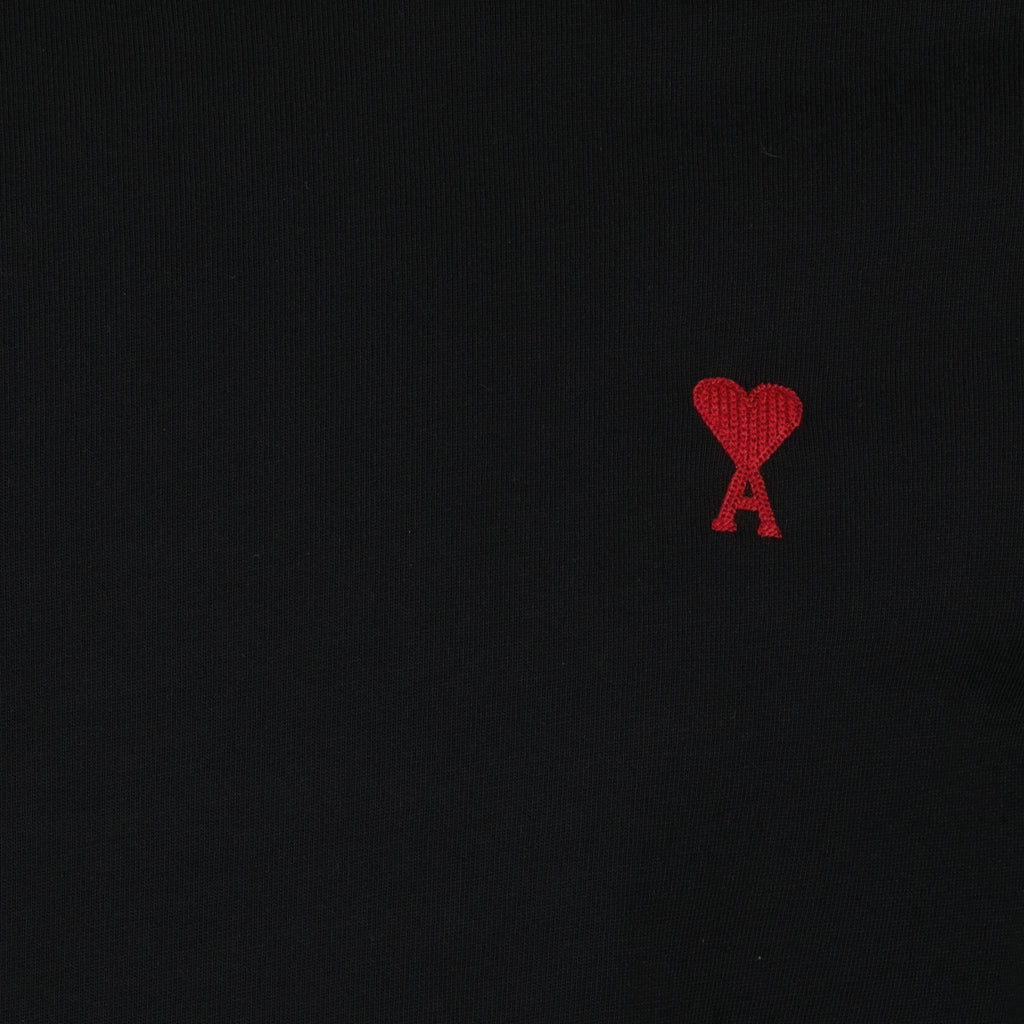 T-shirts T-shirt à manches longue Ami PARIS Noir Unisexe