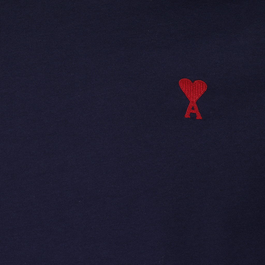 T-shirts T-shirt à manches longue Ami PARIS Bleu foncé Unisexe