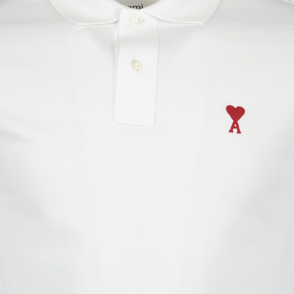 Polo shirts Friend of Heart Polo Shirt Ami PARIS White Unisex