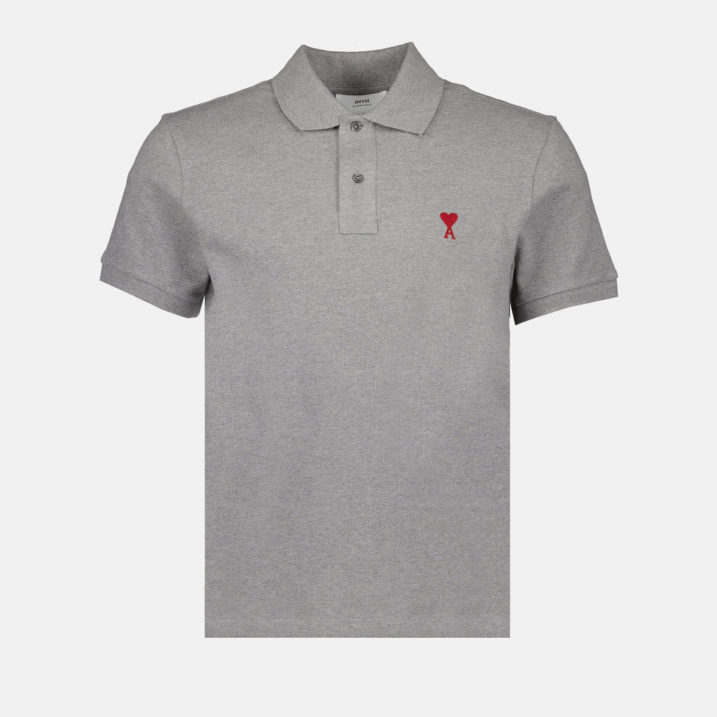 Polos Polo Ami de Coeur Ami PARIS Gris Unisexo