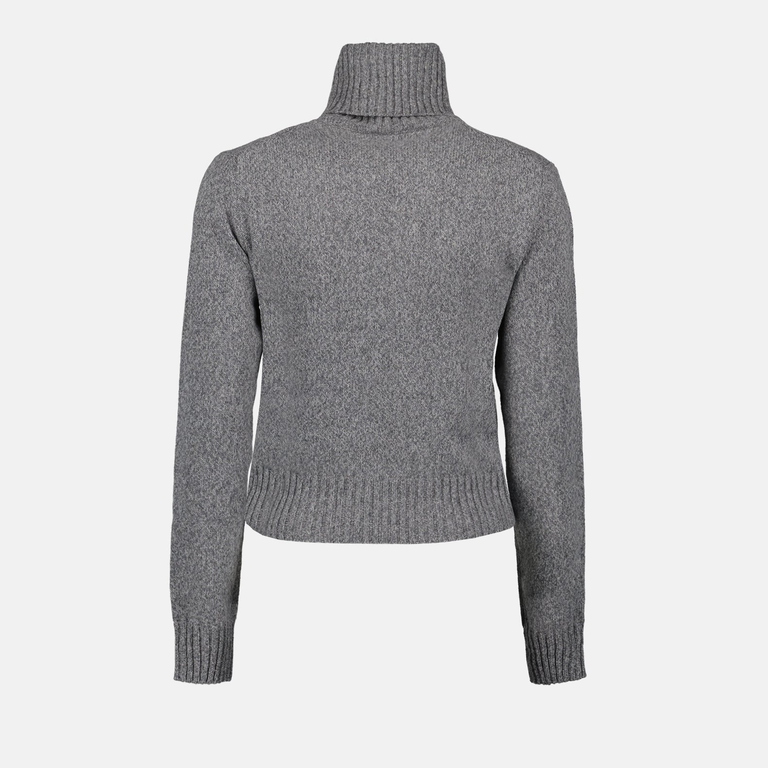 Malhas Ami de Coeur Turtleneck Ami PARIS Cinza Femme