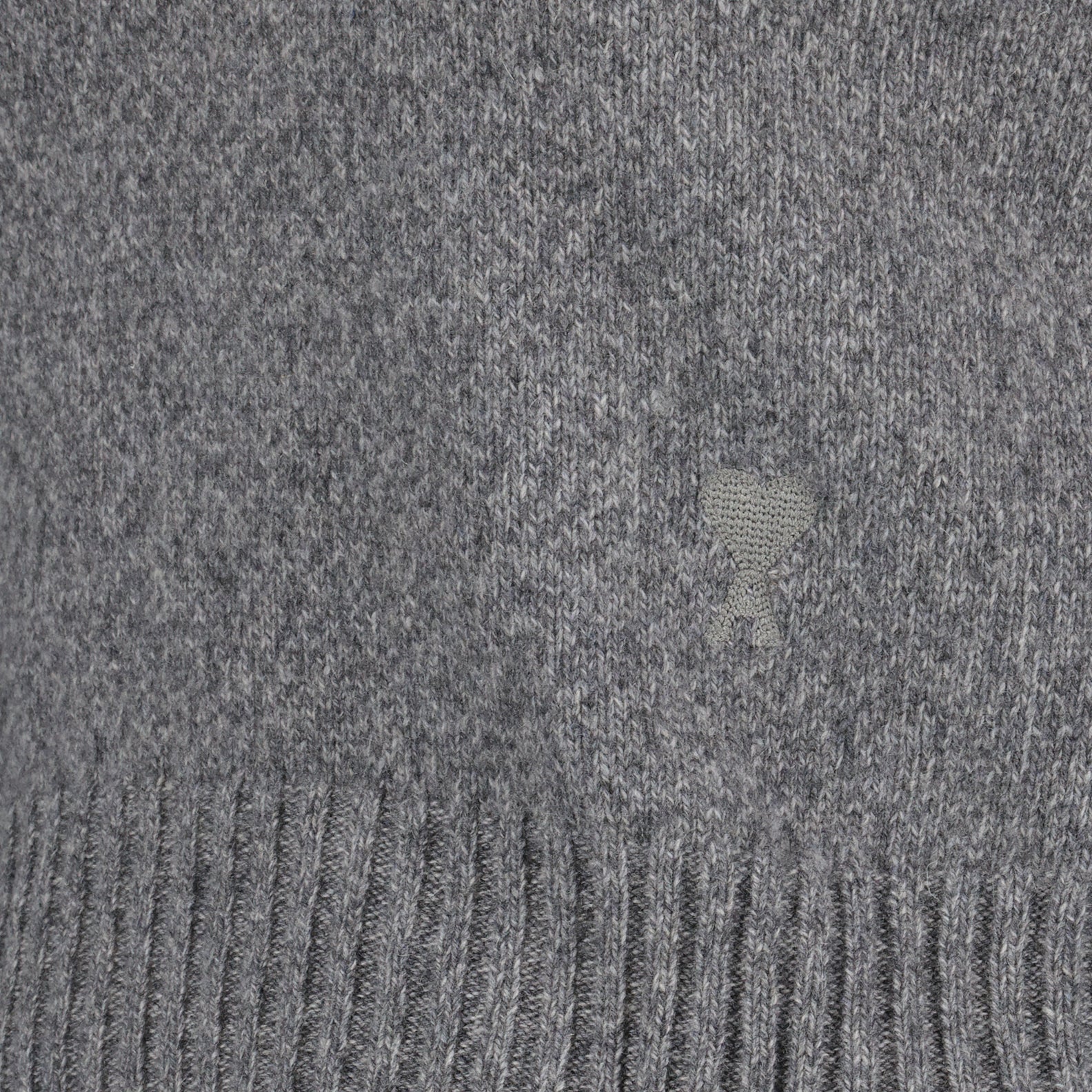 Malhas Ami de Coeur Turtleneck Ami PARIS Cinza Femme