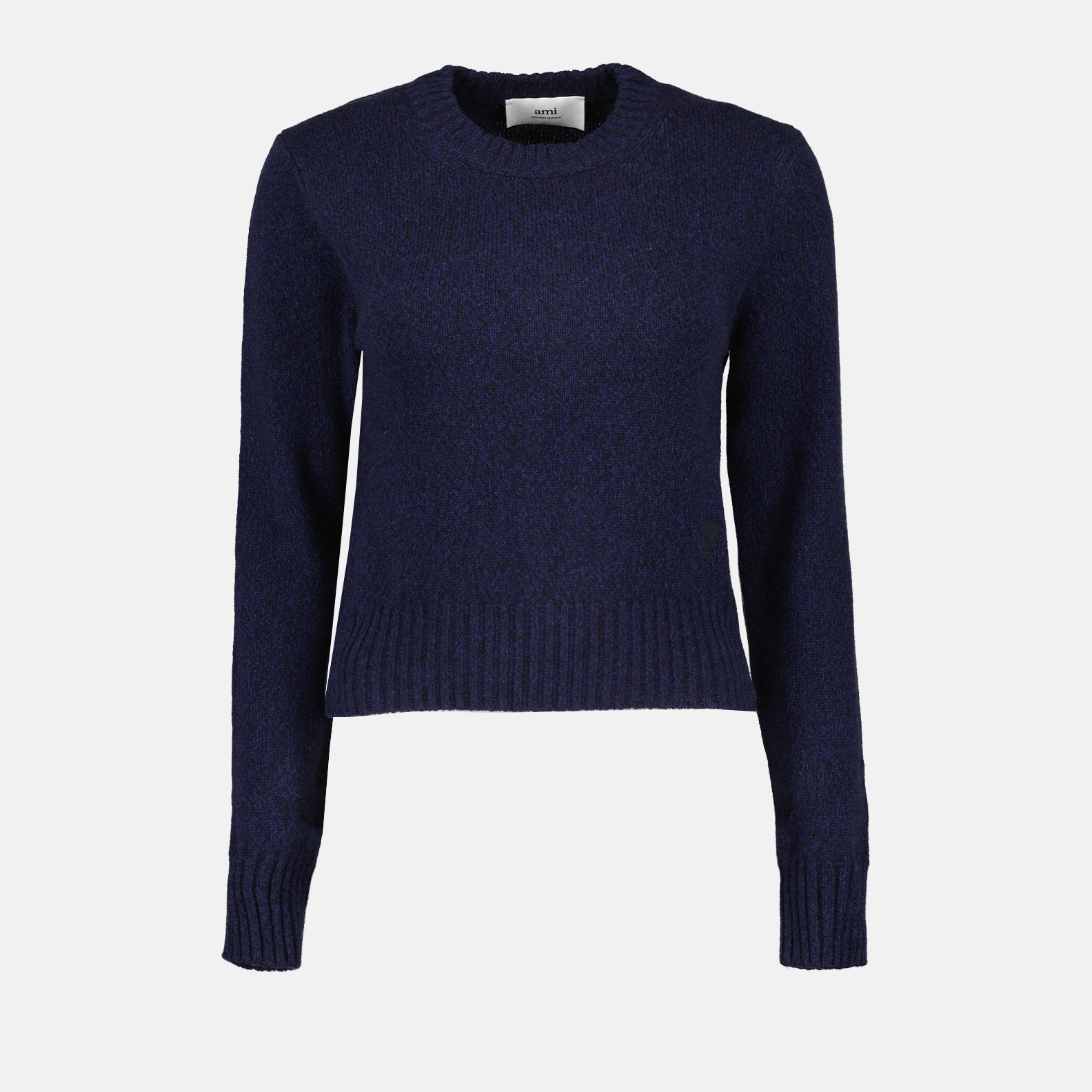 Maille Pull Ami de Coeur Ami PARIS Bleu foncé Femme