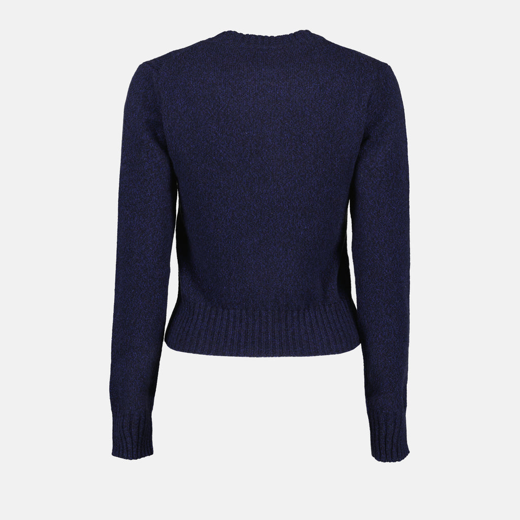 Maille Pull Ami de Coeur Ami PARIS Bleu foncé Femme