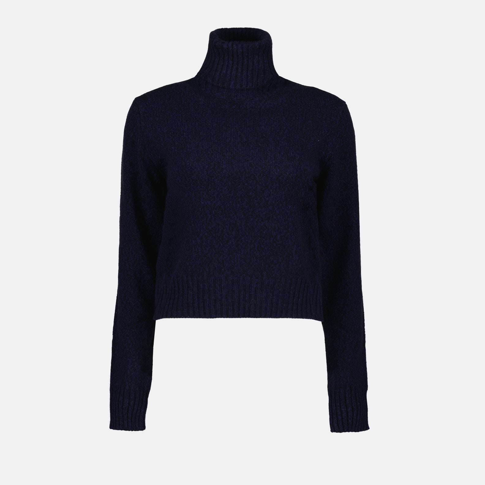 Malhas Ami de Coeur Turtleneck Ami PARIS Azul escuro Femme