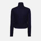 Malhas Ami de Coeur Turtleneck Ami PARIS Azul escuro Femme