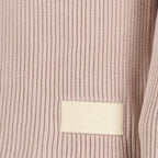 Maille Pull à étiquette Ami PARIS Rose Homme